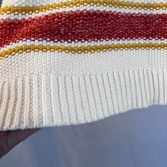 Caslon Retro 80s 90s Knit Colorful Striped Sleeveless Sweater Tank Size MD - Picture 6 of 9